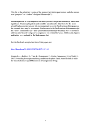 Maybe you would like to learn more about one of these? Pdf Promising Investigational Drug Candidates In Phase I And Phase Ii Clinical Trials For Mesothelioma