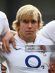 Ben Ransom of England in action defence Australia during the... News Photo 