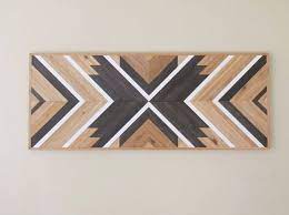 Geometric Wood Art 60 Reclaimed Wood Wall Art Boho Etsy In 2020 Wood Wall Art Diy Reclaimed Wood Wall Art Wood Wall Art