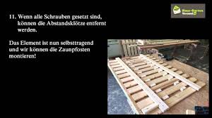 Gutschein haus garten versand und rabattaktionen im juli / 2021. Bauanleitung Holz Zaunelemente Haus Garten Versand Youtube