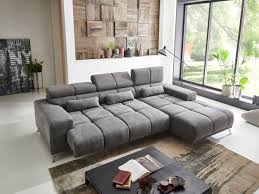2 sitzer sofa stoff neu elektrisch verstellbar. Ecksofa Sitztiefenverstellung Grau 285 X 200 Cm Speed 1018002000