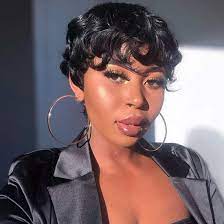 At the core, perm hairstyles help create more defined locks, and this doesn't always mean coiled curls. Ruisenna 100 Human Hair Short Curly Wigs For Black Women Pixie Wig Big Curls Short Wig Buy Online In United Arab Emirates At Desertcart Ae Productid 64102095