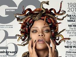 Barbadian singer, actress, fashion designer, and businesswoman. See Rihanna As A Topless Medusa On The Cover Of British Gq Gq