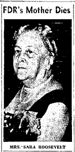 Sara Ann (Delano) Roosevelt (1854-1941)