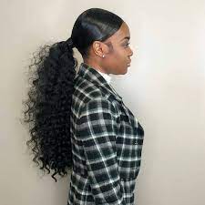 Just For Hairs On Instagram Sleek Low Pony Tag The Source Tag Ur Frien Hair Ponytail Styles Black Ponytail Hairstyles Weave Ponytail Hairstyles