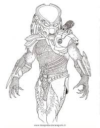 Predator Coloring Pages Depredador Dibujos Pelicula De Horror