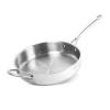 Compared to the saucepan, the saucier features a wide mouth that helps reduce liquids and thicken sauces. 1