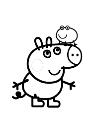 Free coloring of peppa pig. Peppa Pig Coloring Pages Print Or Download For Free Razukraski Com