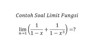Dalam edisi matematika kesempatan ini akan dibahas tentang berbagai jenis soal yang berhubungan dengan limit fungsi aljabar. Contoh Soal Limit Fungsi Halaman All Kompas Com