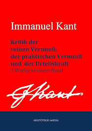 Die kritik, wie kants hauptwerk unter kennern respektvoll genannt wird, ist wohl das berühmteste philosophische buch in deutscher sprache. Kritik Der Reinen Vernunft Praktischen Vernunft Und Der Urteilskraft Immanuel Kant Ebook Legimi Online