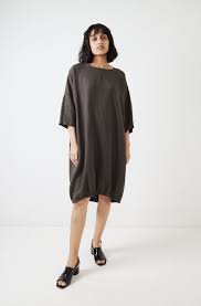 Black Crane Wide Dress Bird Brooklyn Dresses Black Crane Day Dresses