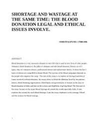 Just like donating blood, platelet donors will want to get a good night's sleep on the night leading up to. Essay On Blood Donation Docsity