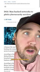 Hey. Dont do this. Kansas City man hacked into a bunch of companies then  tried to get them to hire him to secure them. #cybersecurity #infosec