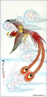Kent Kent Adli Kullanicinin Phoenix Simurg Panosundaki Pin Ejderhalar Cizimler Sanat