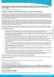 Vacancies At Srilankan Airlines Careerfirst Srilankan Airlines Government Jobs Airlines