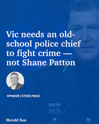STEVE PRICE: Victorians have been living through a terrifying crime wave  like nothing we've seen before but the state's top cop, Shane Patton,  thinks he should be rewarded with a lucrative new