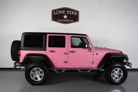 Black And Pink Jeep Wrangler For Sale Pin By Dawn C On Jeep Wrangler Sahara 2012 Pink Jeep Wrangler Pink Jeep Dream Cars Jeep