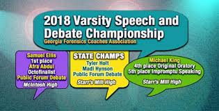 Starr's Mill High Debate Team Brings Home State Title, McIntosh High Has  Strong Showing As Well