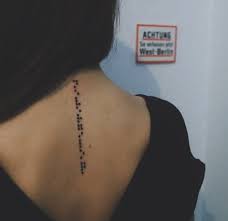 Braille Tattoo And Edi Image Braille Tattoo Tattoos Brail Tattoo