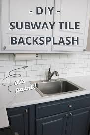 subway tile backsplash