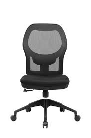 The chair offers no high back support whatsoever. Free Delivery Installation Ergonomic Mid Back Mesh Office Chair Without Armrest Lumbar Support Swivel Adjustable Height Lazada Singapore
