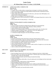 A free resume outline for is basically the same for most jobs. Sample Coordinator Resume Samples Velvet Jobs