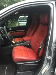 Congrats, i just got my black on black with blacktop package and red int this week. Here She Is 2016 Billet Silver Rt W Red Interior Dodge Durango Forum