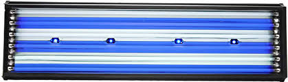 Saltwater To Go Aquaticlife 48 T5 Ho 6 Lamp Fixture W Lunar Lights