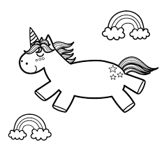 Ein wunderschönes einhorn, mit einer prachtvollen mähne und einem tollen schweif, ist auf diesem kostenlosen ausmalbild zu sehen. Ausmalbilder Einhorn 100 Bilder Zum Ausdrucken Wonder Day