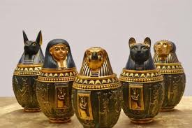 Egyptian Home Kanuo Pic Jar Home Furnishings Ornaments Home Furnishings Secret Room Escape Decoration Ornaments Storage Tank Ornament Storage Canopic Jars Egyptian Home Decor