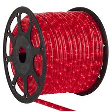 12 Volt Rope Lights 150 Red Rope Light Commercial Spool