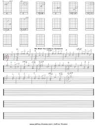 We Wish You A Merry Christmas Free Guitar Tab By Jeffrey Thomas Guitar Tabs Music Lessons Ukulele Lesson