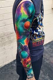 Black And White Vs Color Tattoo Reddit 2700 Points And 101 Comments So Far On Reddit Space Tattoo Sleeve Best Sleeve Tattoos Sleeve Tattoos