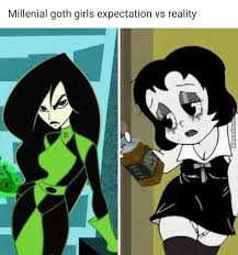 Never Works Goth Memes Expectation Vs Reality Funny Memes About Girls