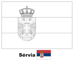 Bandeira Do Brasil X Servia Desenhos Para Pintar Da Copa Do Mundo Da Russia 2018 Desenhos Para Pintar E Colorir
