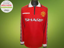 Bestelle dein trikot jetzt bei unisport. Vgc Manchester United Home 1998 2000 Long Sleeve Football Shir Jersey Trikot Manchester United Manchester United Football Manchester