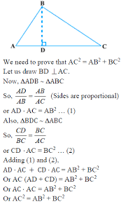 It can be any line passing through the center of the circle and touching the sides of it. Prove That In A Right Triangle The Square Of The Hypotenuse Is Equal To The Sum Of The Squares Of The Other Two Sides Sarthaks Econnect Largest Online Education Community