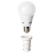 Learn about all the different types of light bulbs including led light bulbs, also known as lamps in the industry, come in a vast variety of sizes, shapes, and temperatures (colors) to allow for an array of fixtures, which. Koppla B22 To E27 Bulb Converter Ikea