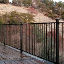 Our range of railings are ideal for any size of garden. Fortress Iron Classic Railing Panel Decksdirect Com Deck Railings Metal Deck Railing Railings Outdoor