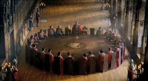 The Round Table Quest For Camelot Merlin Fantasy Landscape