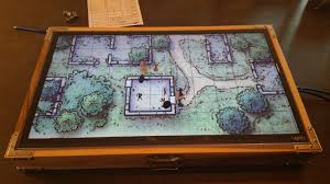 This Is A Handmade Digital Map Case For Tabletop Rpgs It Is An Affordable Alternative To That Super Expensive Gaming Table Dungeons And Dragons Map Pathfinder