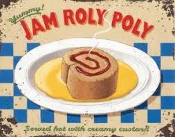 Jam Roly Poly With Custard Jam Roly Poly British Food British Baking