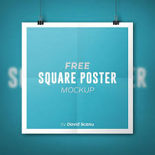 Free Square Poster Mockup Many Options On Behance Poster Mockup Poster Mockup Free Mockup