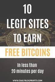 To understand what cryptocurrencies are about, we'll make a brief introduction and explain how it works without going into much detail, to get the basic concepts to earn the most bitcoins in the best way, as after all, that's. Discover 10 Legit Sites To Earn Free Bitcoins Earn Bitcoin Fast Free Bitcoin Mining Bitcoin Faucet