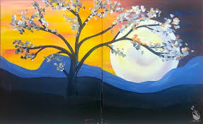 Painting With A Twist Night Painting Painting Wine And Canvas