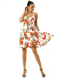 As far the the indigo pattern goes, i sewed up a size 2, and didn't make any adjustments. Unique21 Red Floral Print On White Base Mini Dress