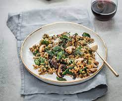 Mushroom Barley Barlotto Nadia Lim Recipe Quick Dinner Recipes Whole Food Recipes How To Cook Barley