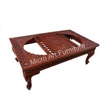 Decorativekart 39 inch x 39 inch x 16 inch modern square center table. Rectangular Heritage Carved Wooden Center Table Rs 32000 Unit Id 19403137812