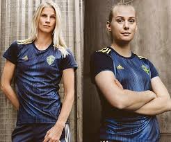 Zlatan ibrahimovic sweden national football kit soccer jersey size large sverige. Sweden 2019 Women S World Cup Adidas Away Kit Football Fashion