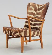 1940 Century Chair Upholstered In Zebra Skin African Home Decor Chair Upholstered Chairs